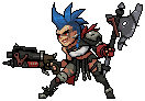 Junker Queen pixel spray